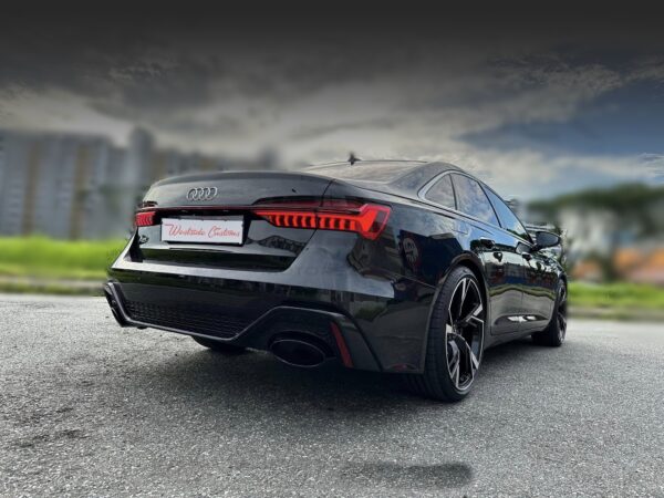 Sportheckstoßstange passend für Audi A6 C8 Limousine – Bild 3
