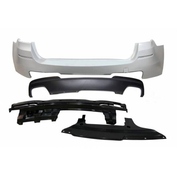 Heckstoßstange passend für BMW F11 10-16 / 2 Auspuff NEU TÜV