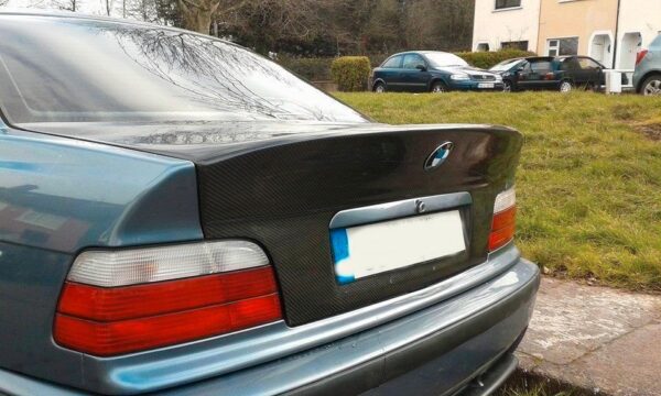 ⭐Carbon Kofferraumdeckel passend für BMW E36 2-Türer NEU TÜV ⭐